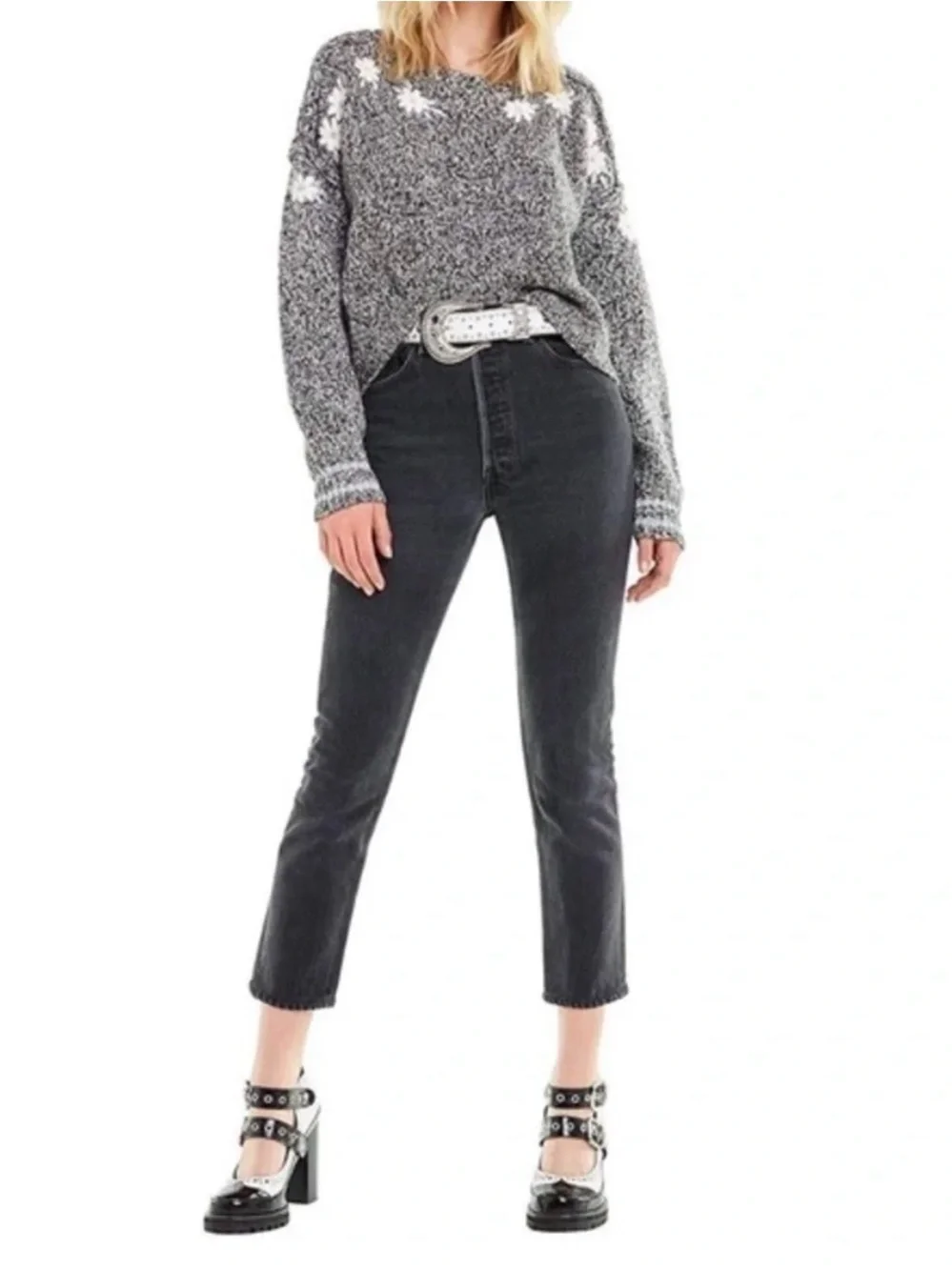 Wildfox embroidered flower